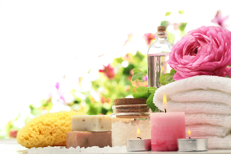 Spa Items with Rose
