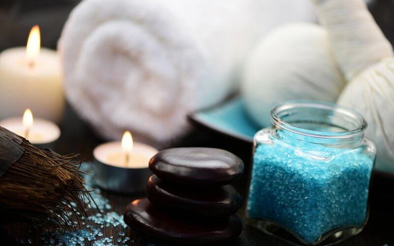 Spa Stones and Bath Salts