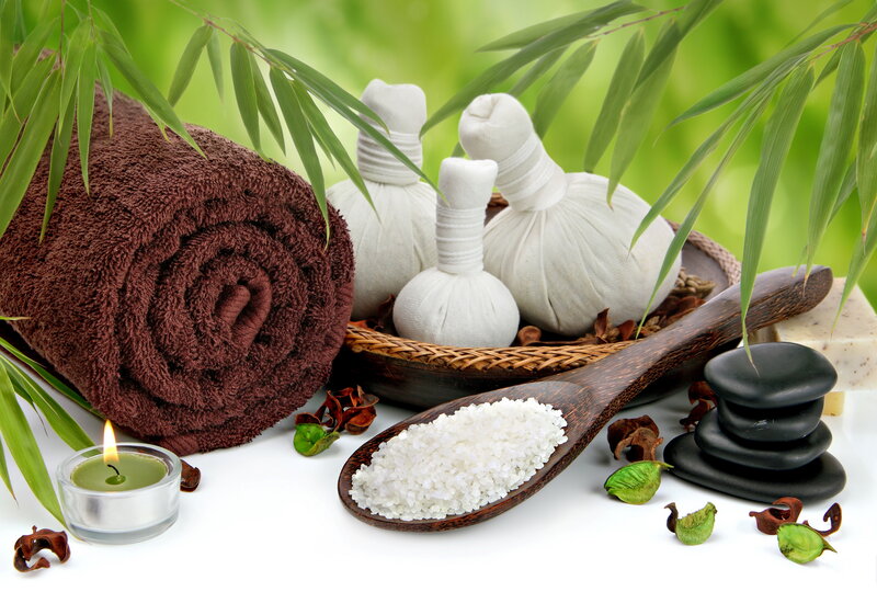 Spa Treatment Items — Green