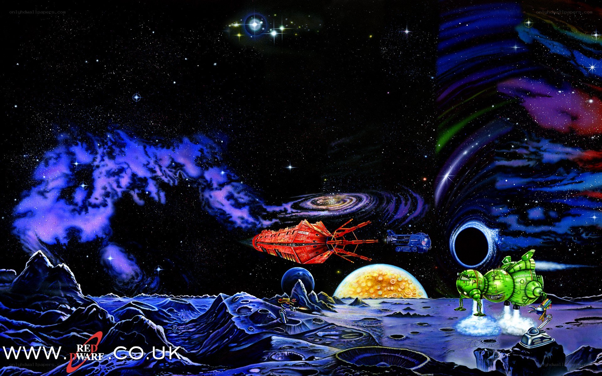 space adventure illustration