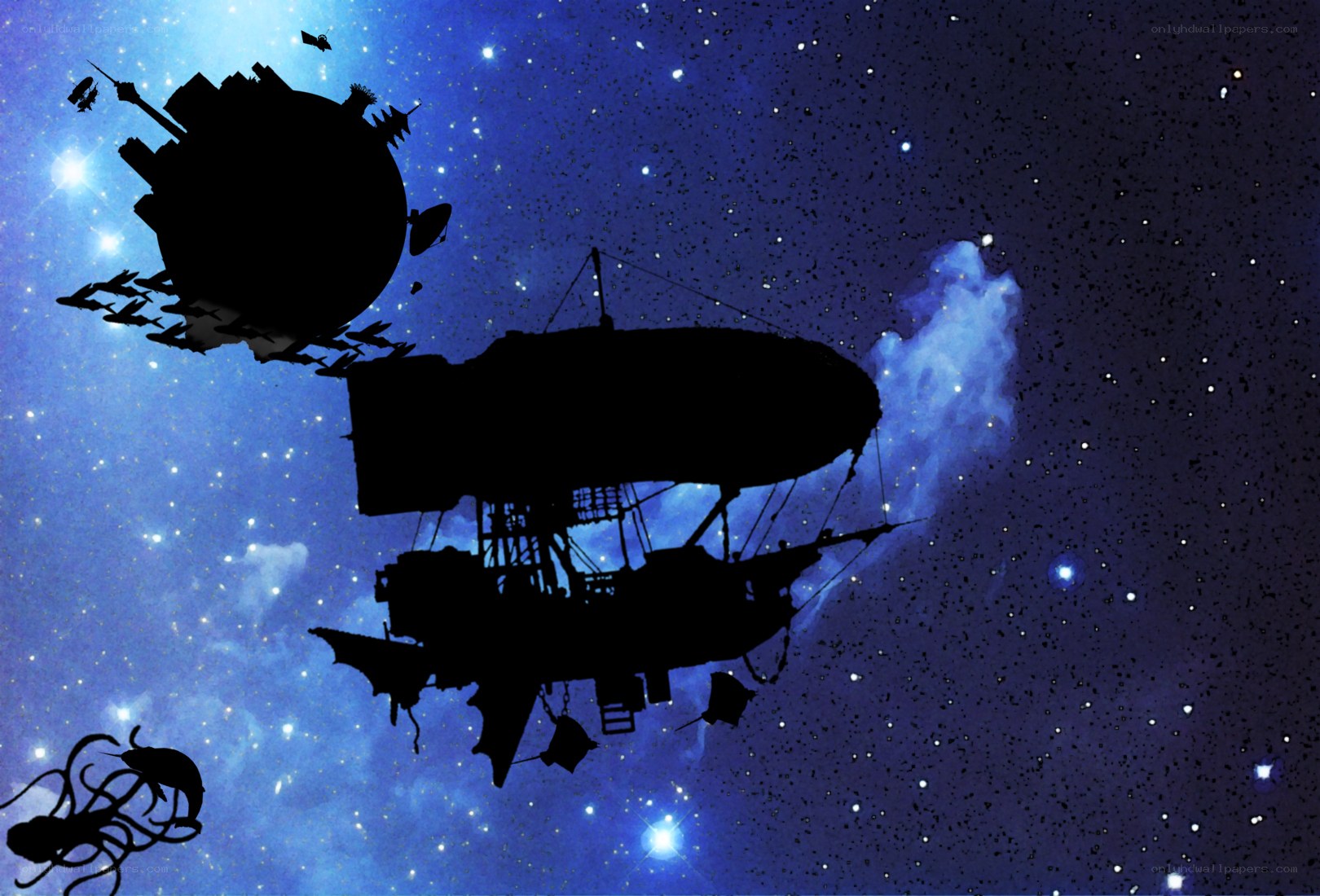 space airship in starfield