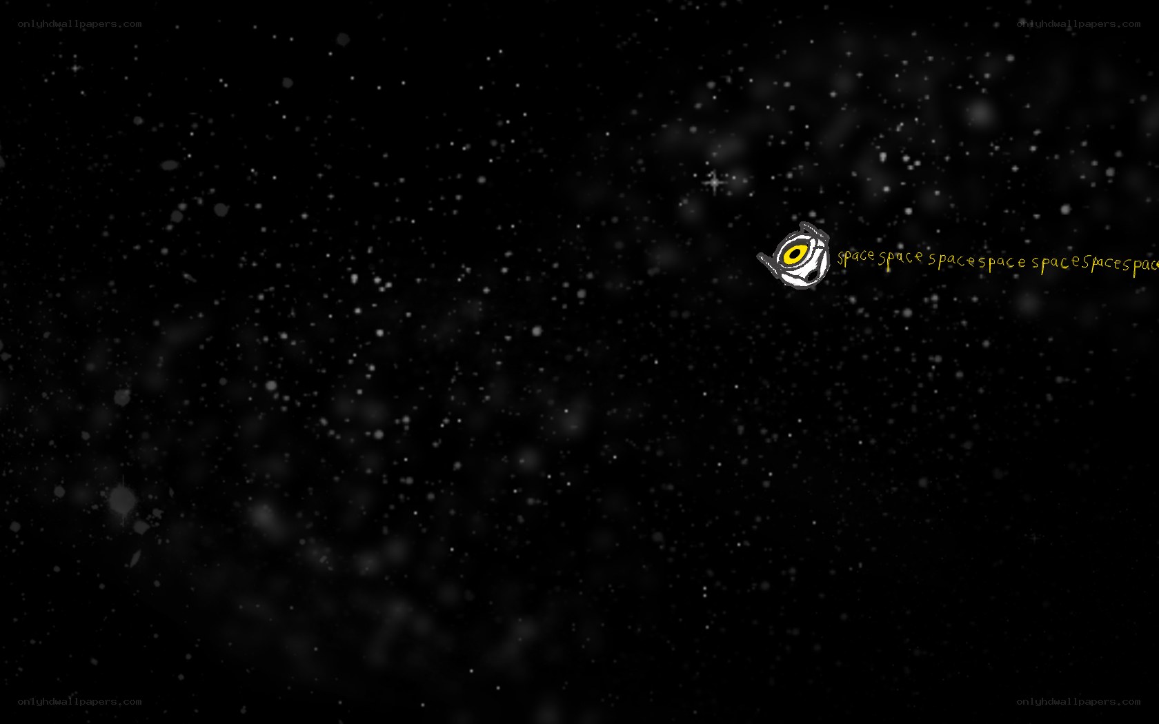 space background with logo