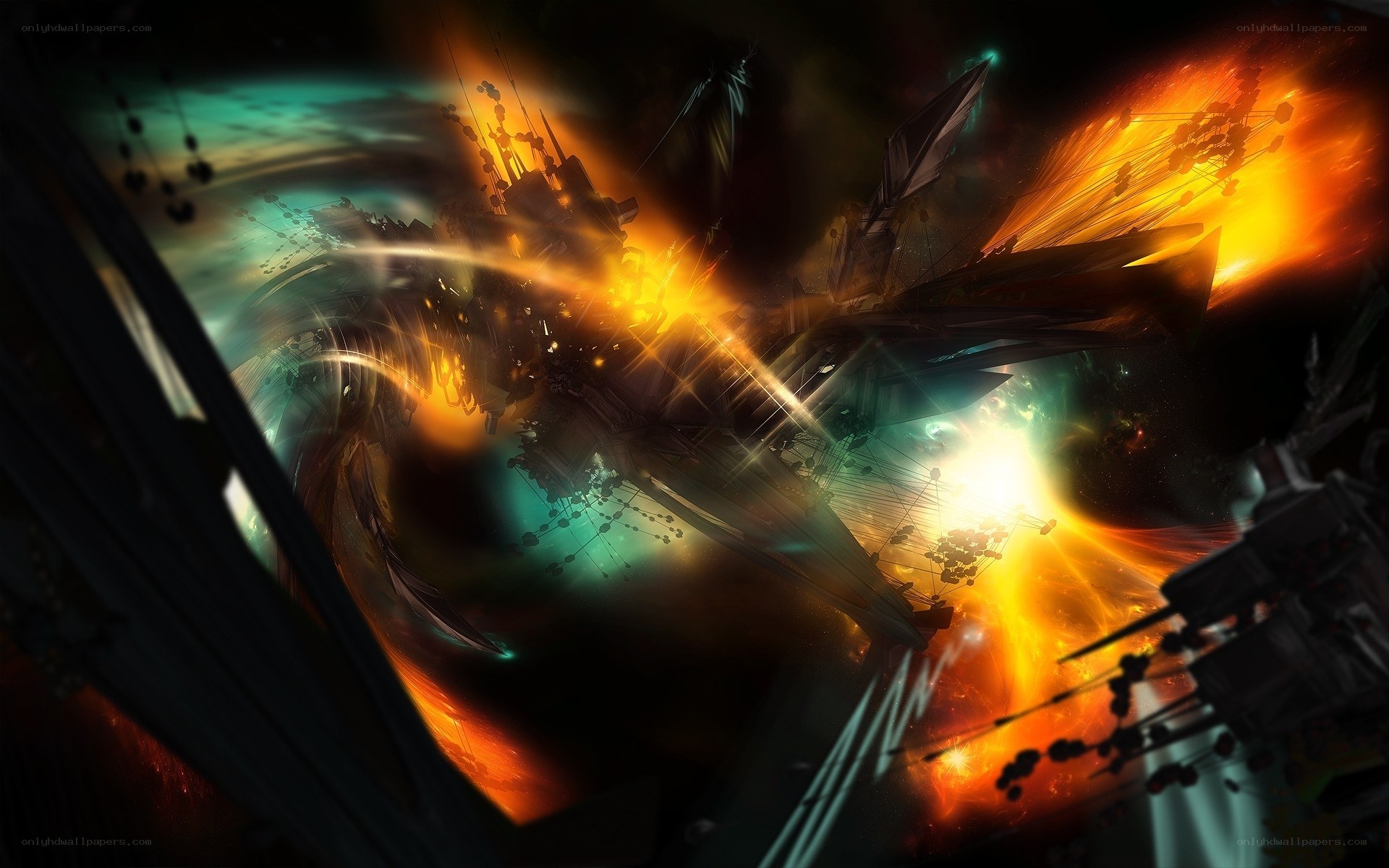 space battle chaos
