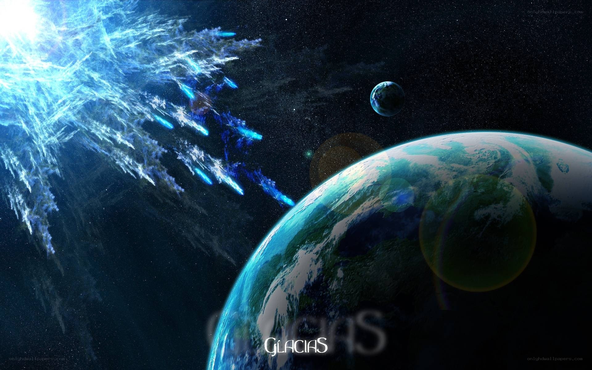 Space battle near Earth