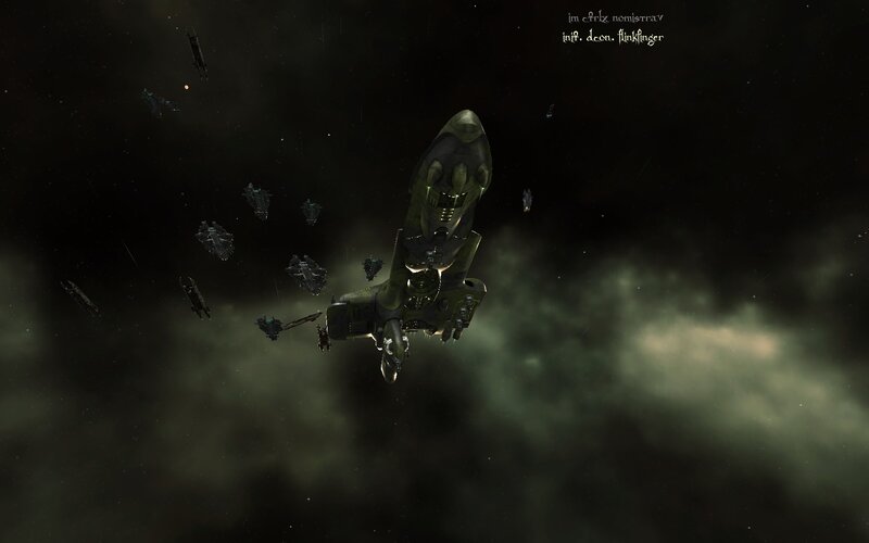 space battle scene