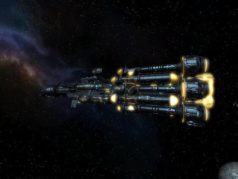 Space Battleship — Black, Dramatic