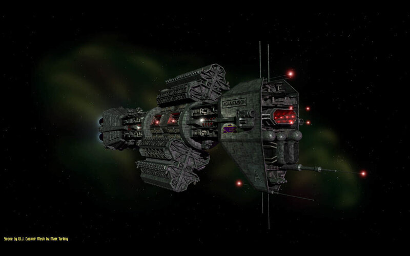 Space Battleship — Black