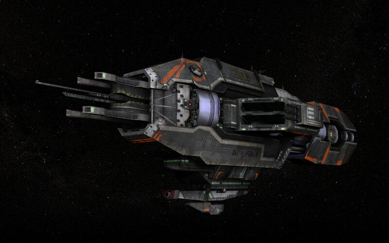 Space Battleship — Gray, Dramatic, 3d Render