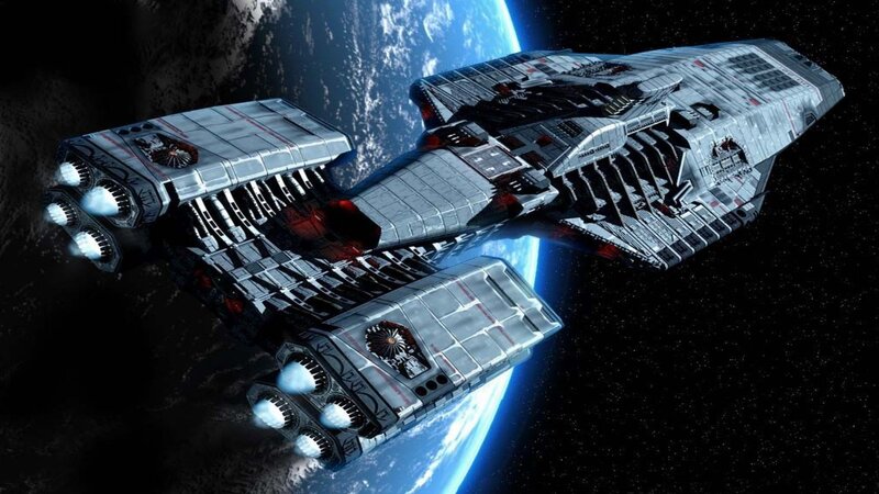 Space Battleship — Gray, Dramatic