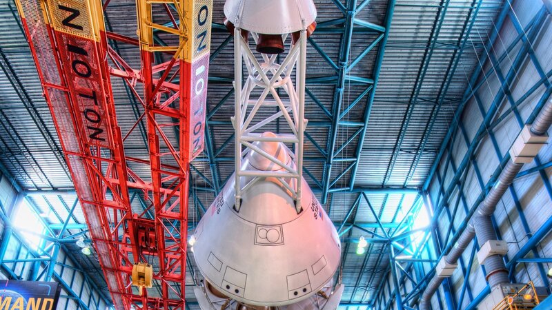 Space Capsule in Museum