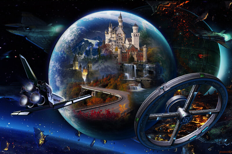 Space Castle Planet