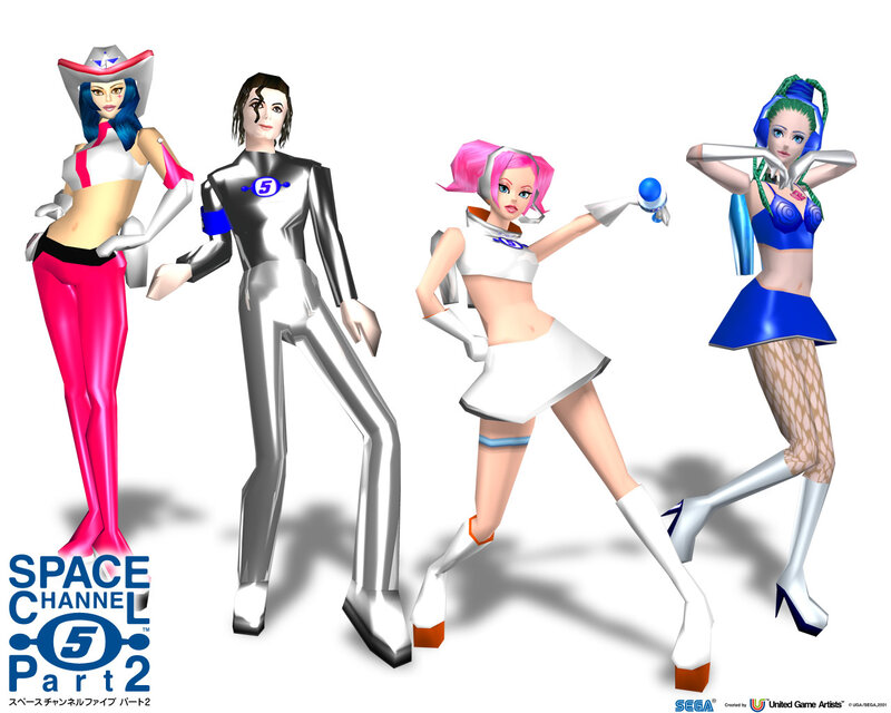 Space Channel 5 Part 2 characters