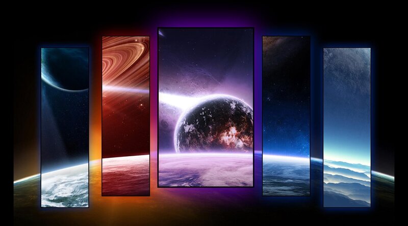 space collage artwork
