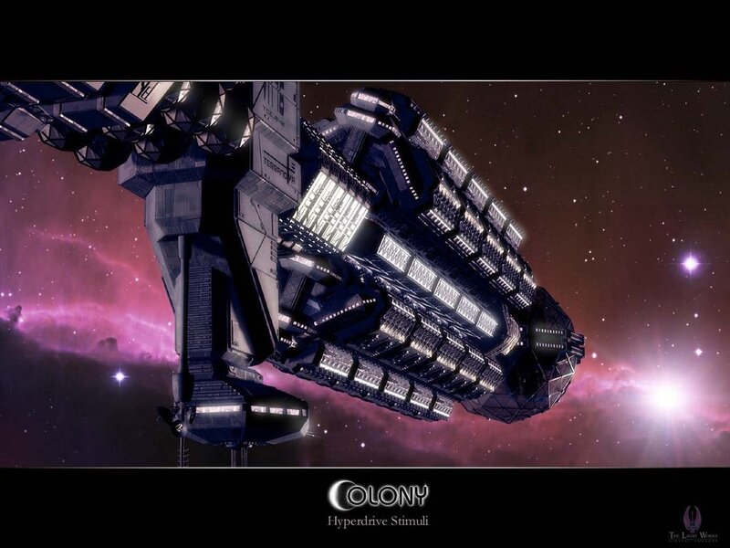 Space Colony Ship
