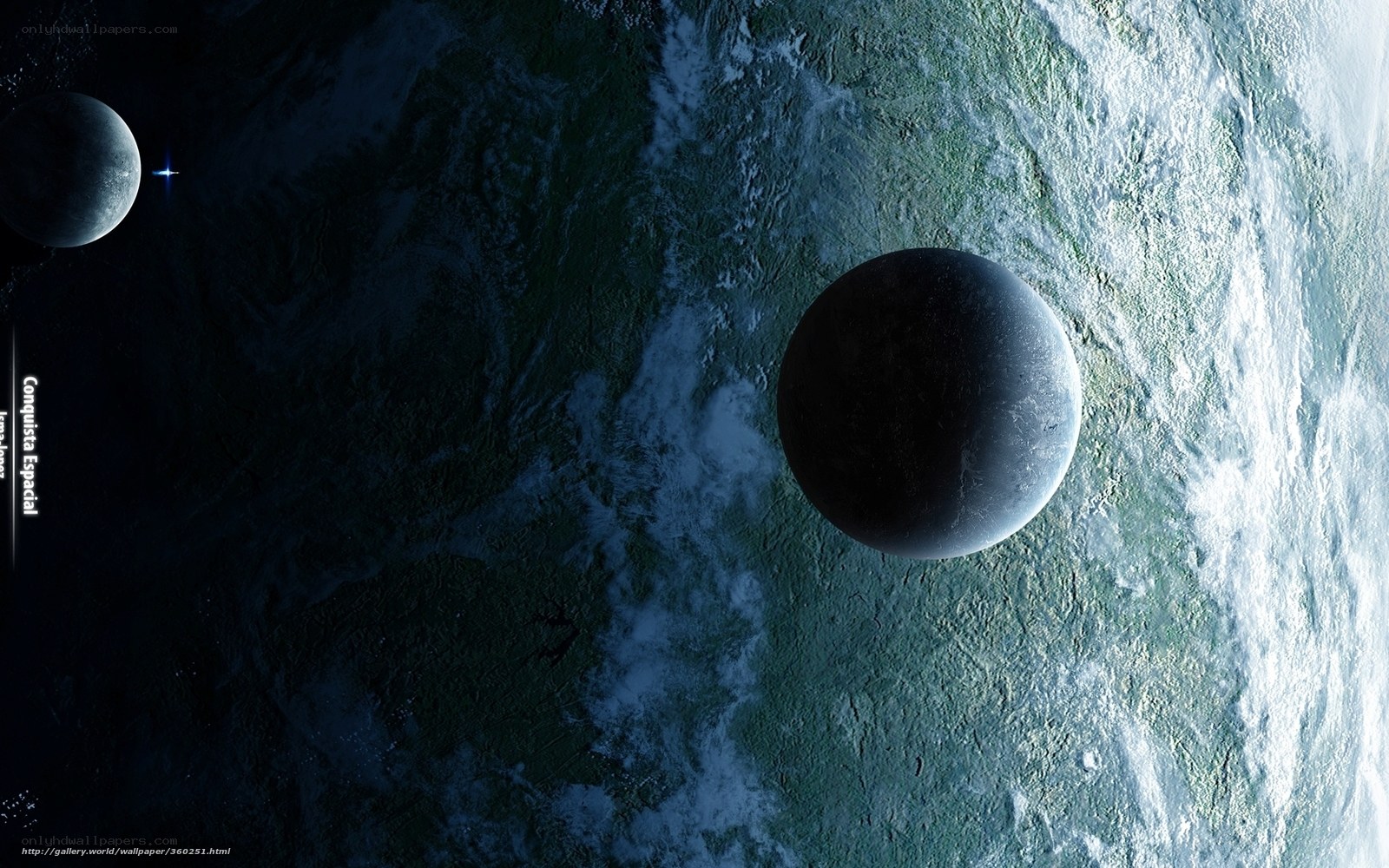 Space conquest scene