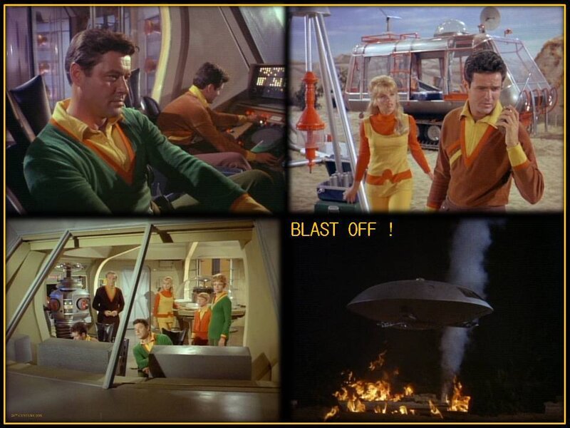 Space Crew in Futuristic Uniforms
