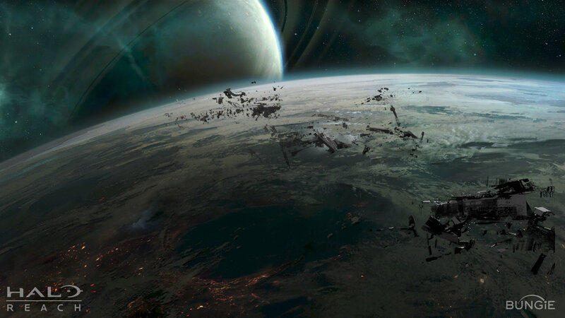 Space Debris Orbiting Planet