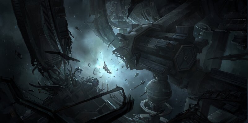 Space Debris Wreckage