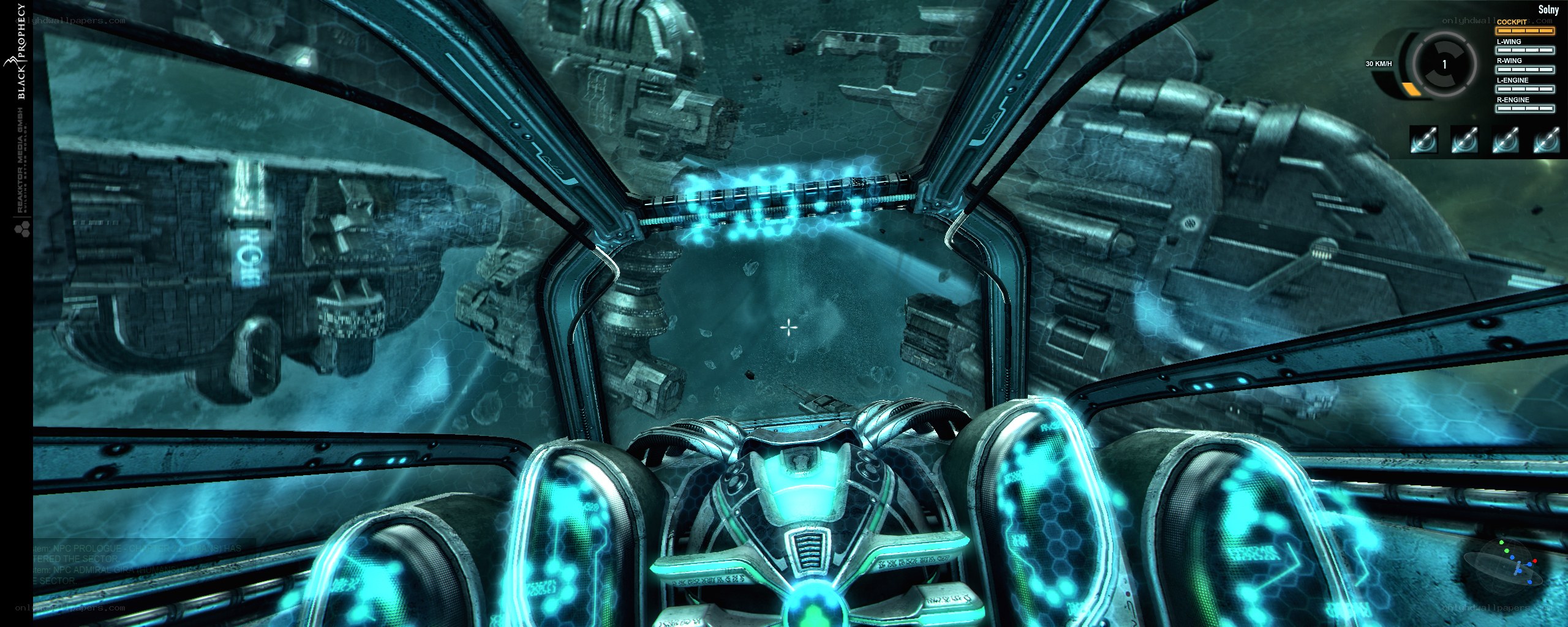 space fighter cockpit view