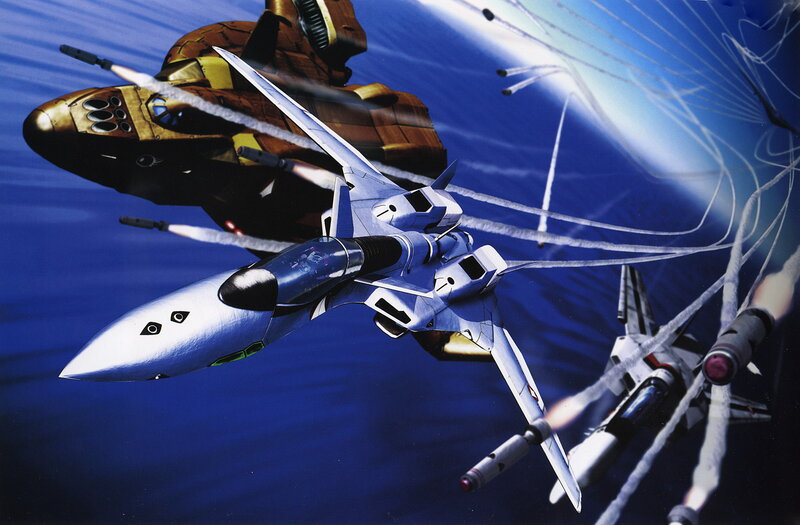 Space fighter jet battle