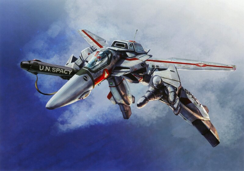 Space Fighter Jet — Blue