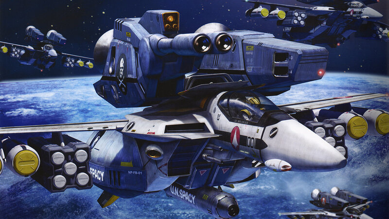 Space Fighter Jets — Blue