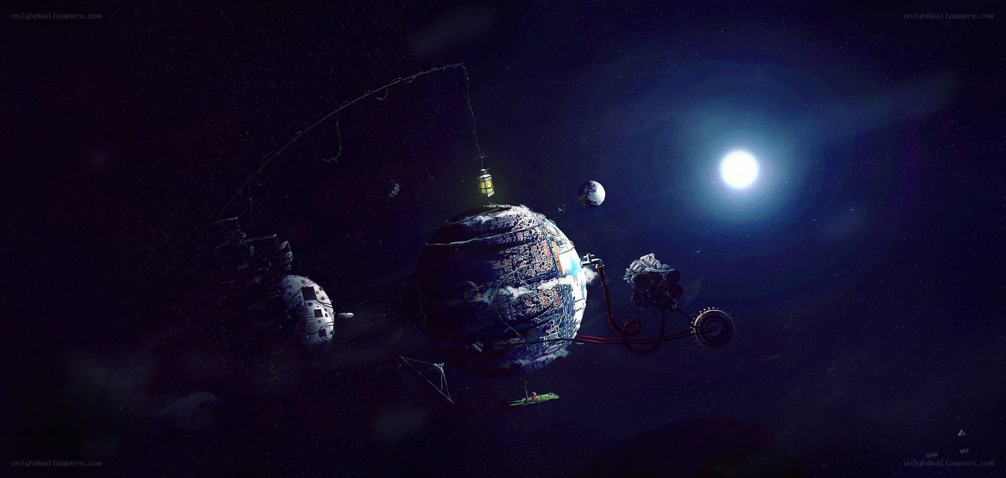 space fishing station