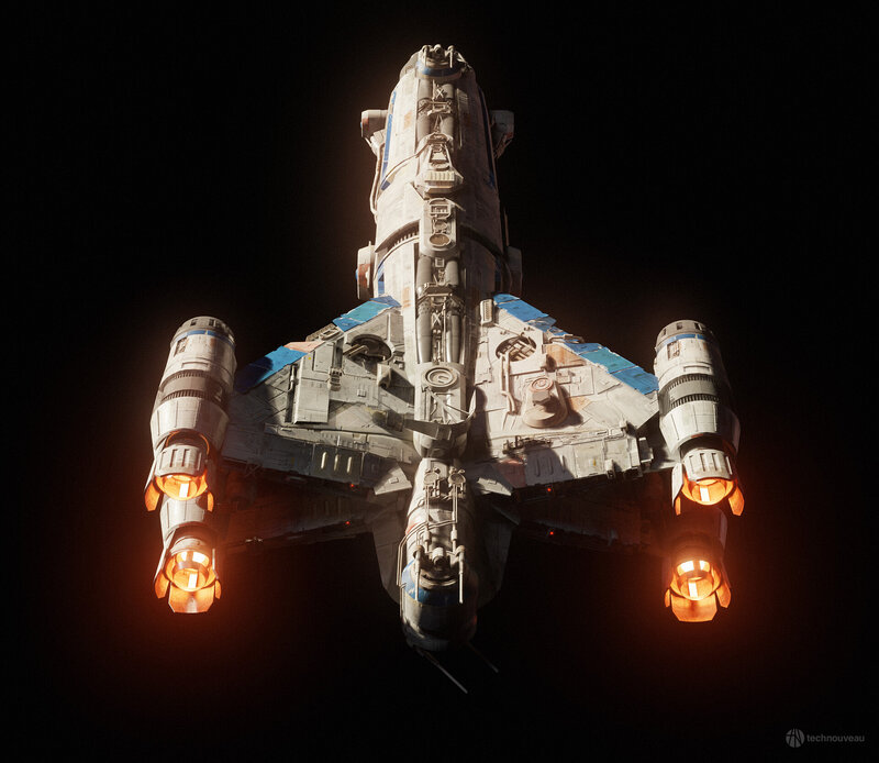 Space Freighter Ship