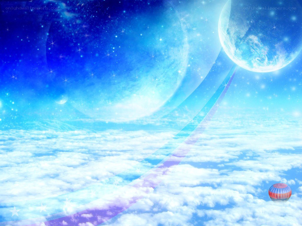 space hot air balloon