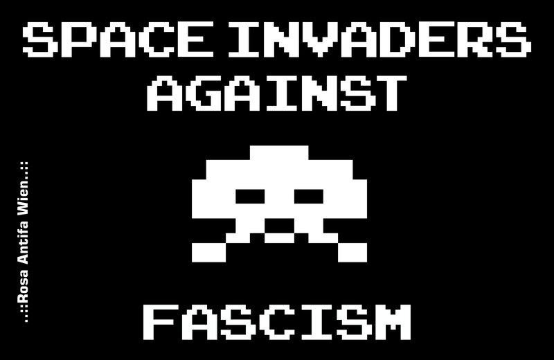 Space Invaders Against Fascism