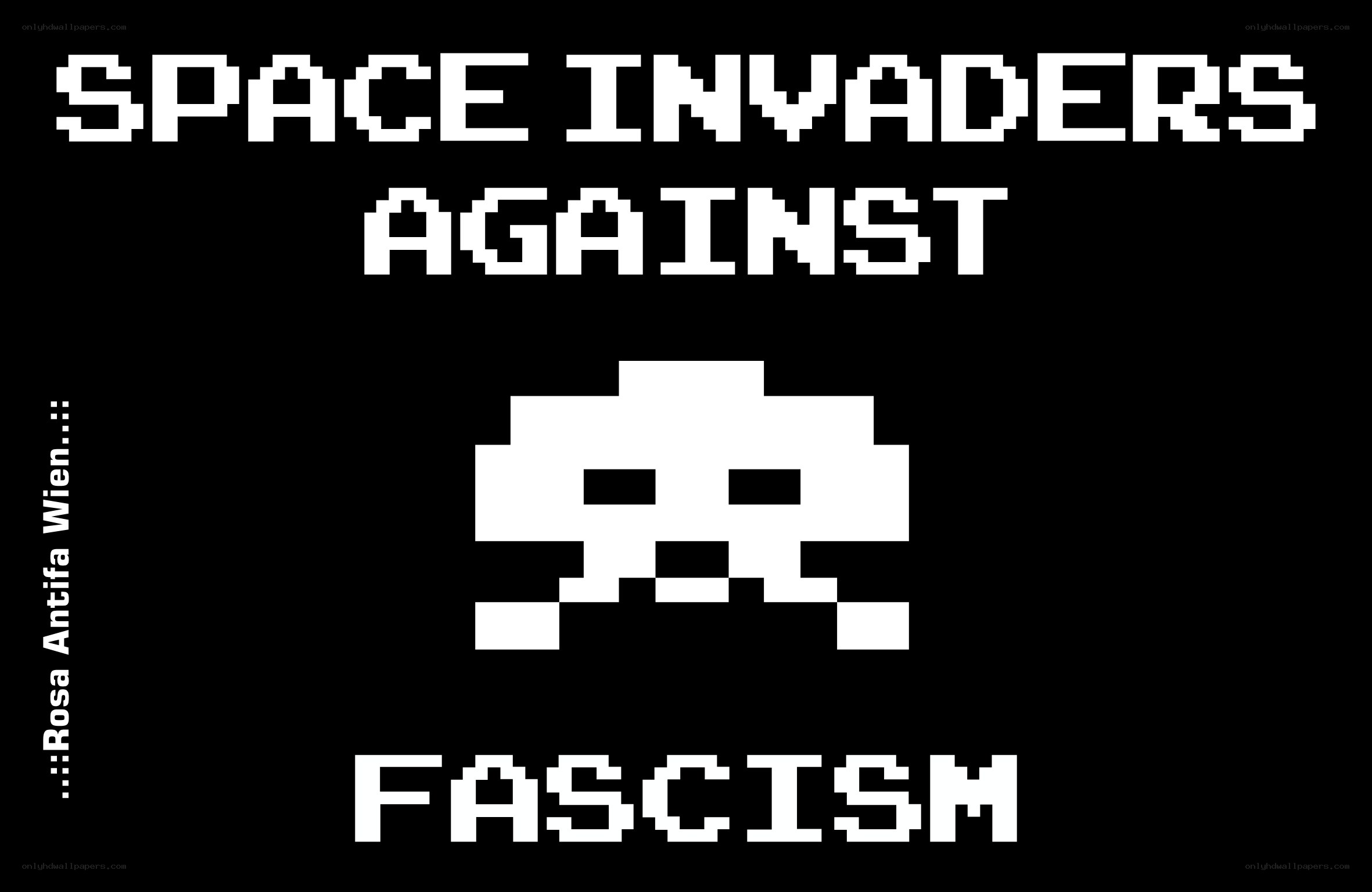 Space Invaders Against Fascism