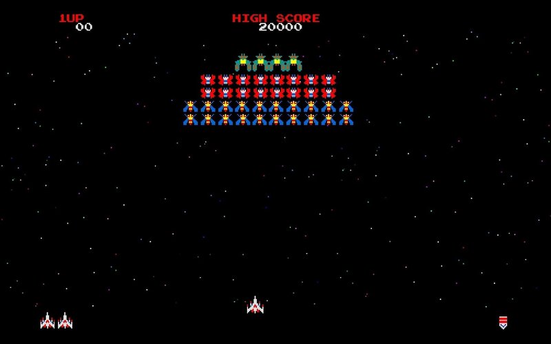 Space Invaders Game — Black, Tense
