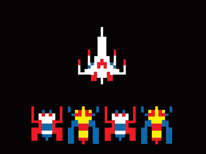 Space Invaders game scene
