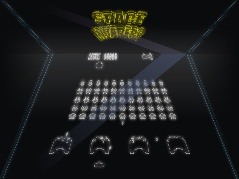 Space Invaders game screen