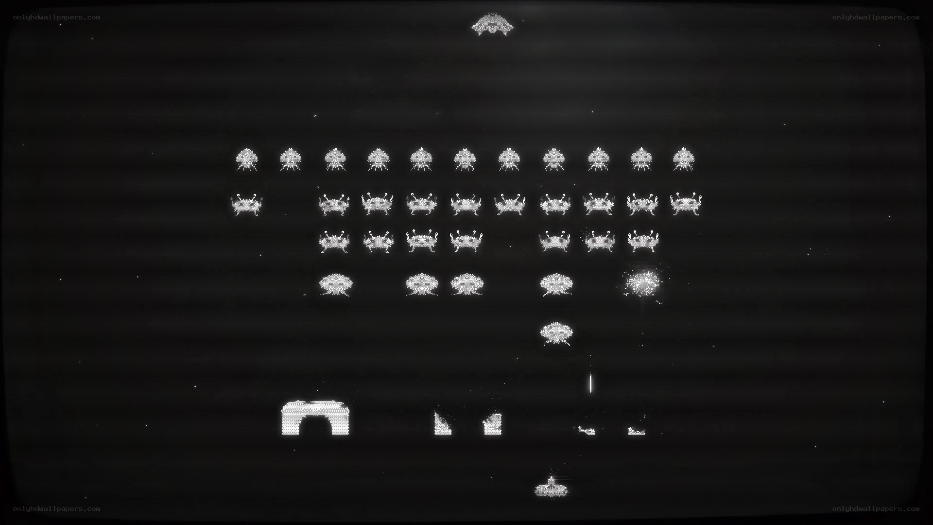Space Invaders gameplay screenshot