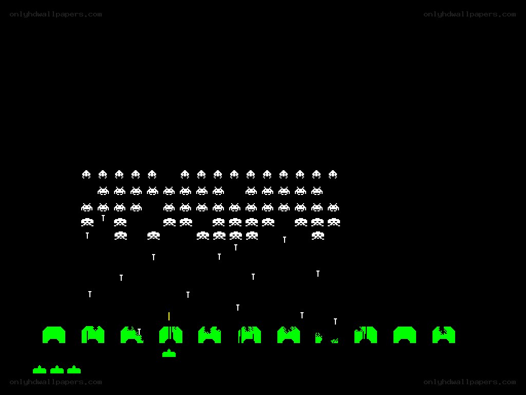 Space Invaders gameplay screenshot