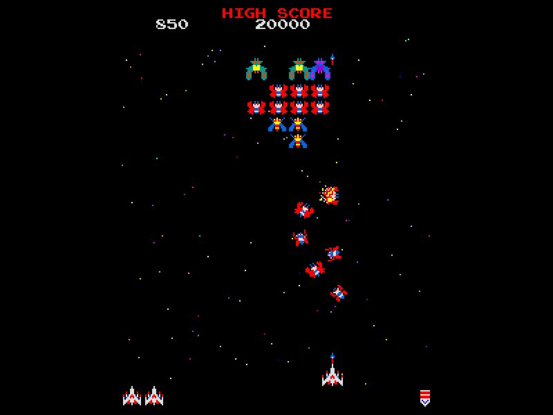 Space Invaders gameplay screenshot