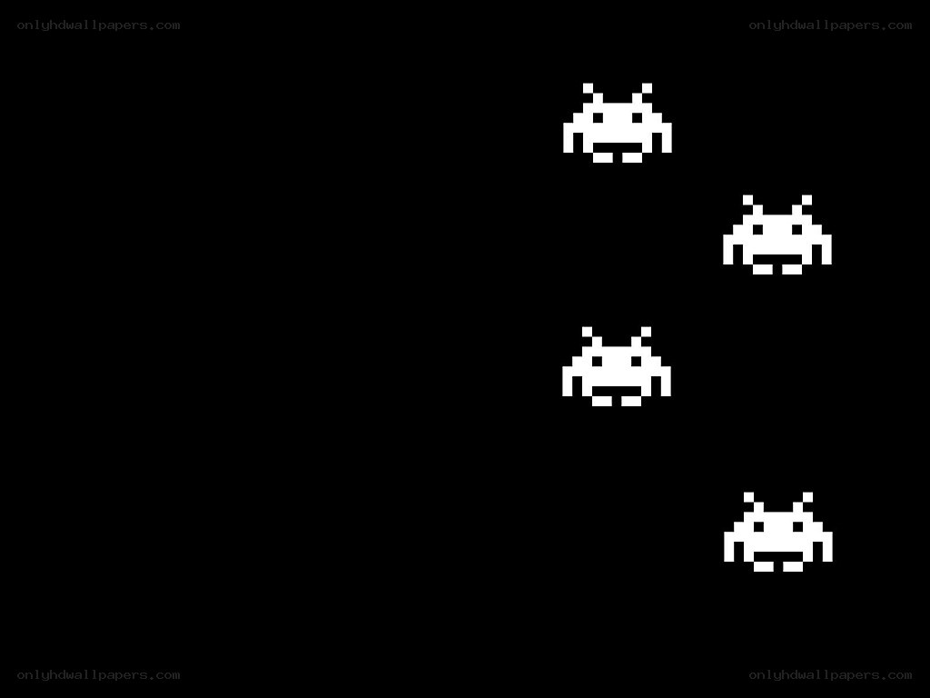 Space Invaders pixel art