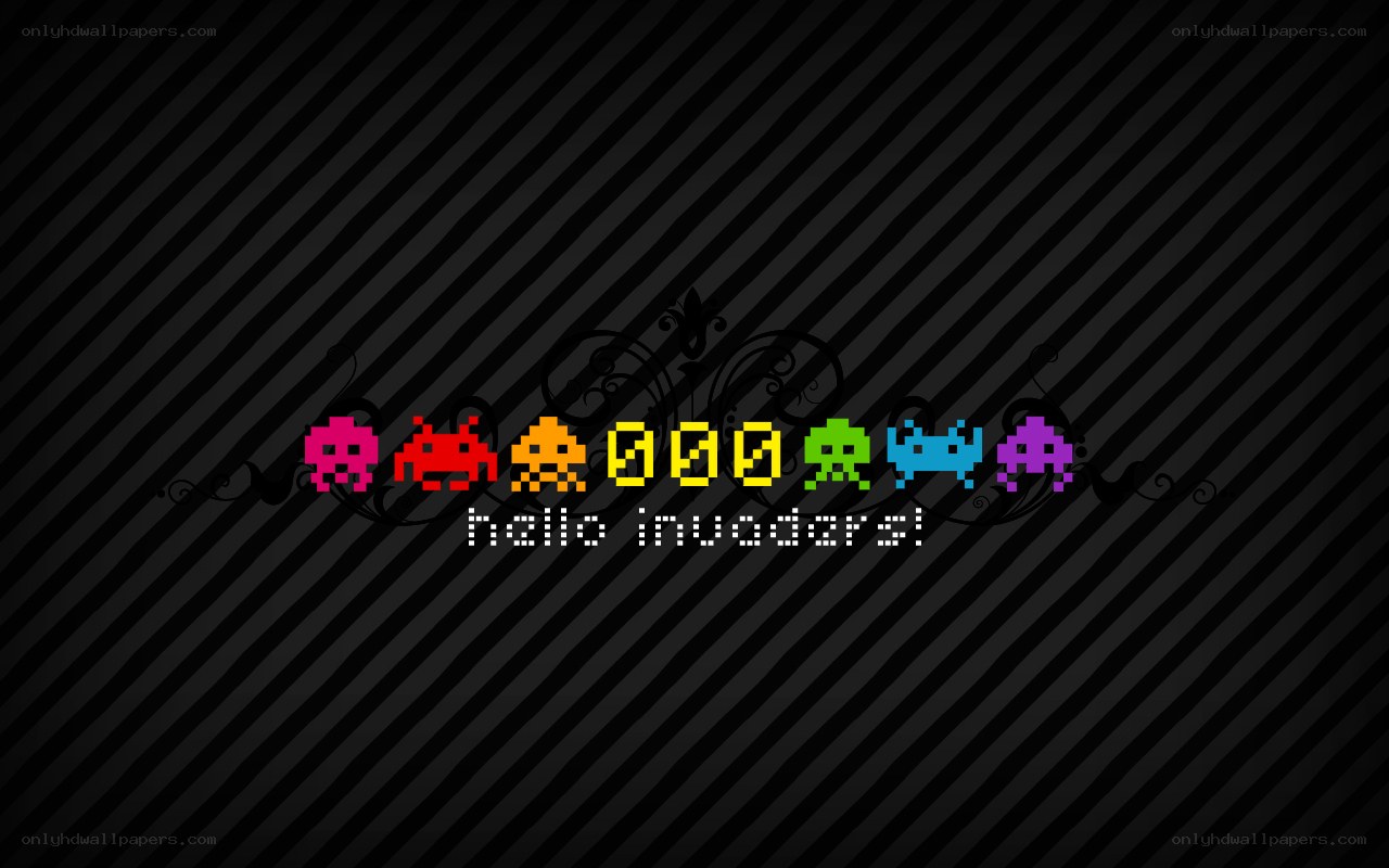 Space Invaders wallpaper