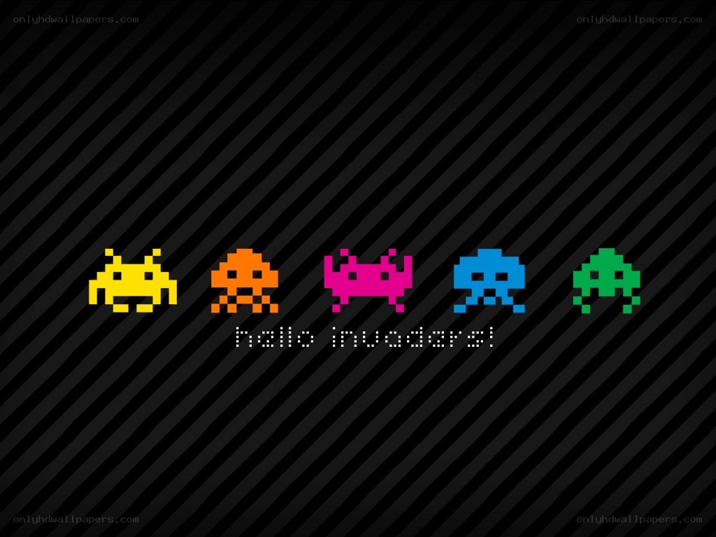 Space Invaders wallpaper