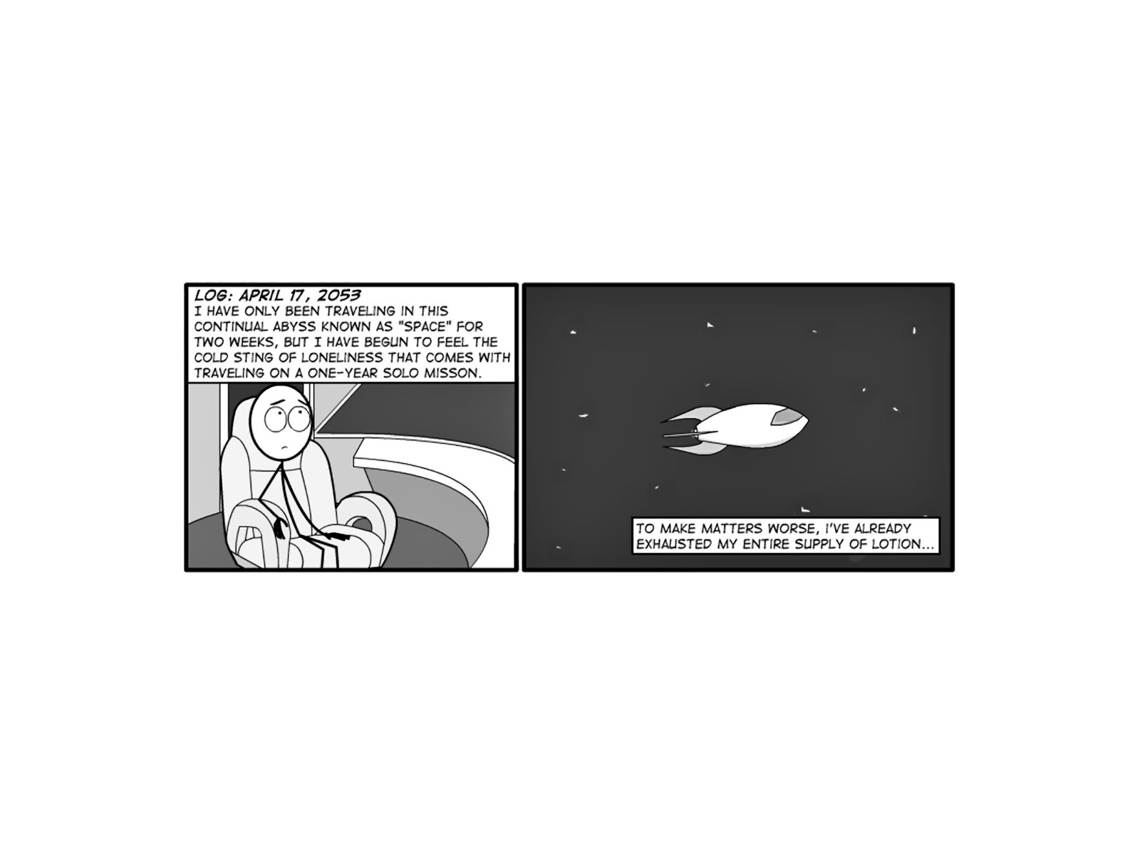 Space loneliness log