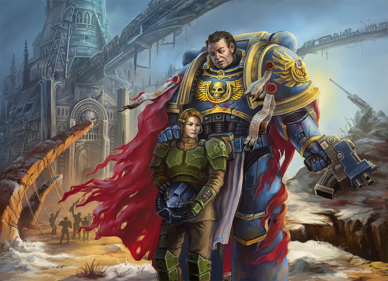 Space Marine and Soldier