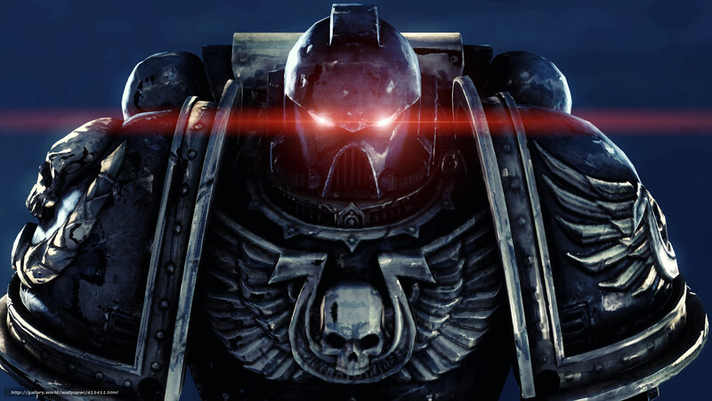 space marine armor close-up