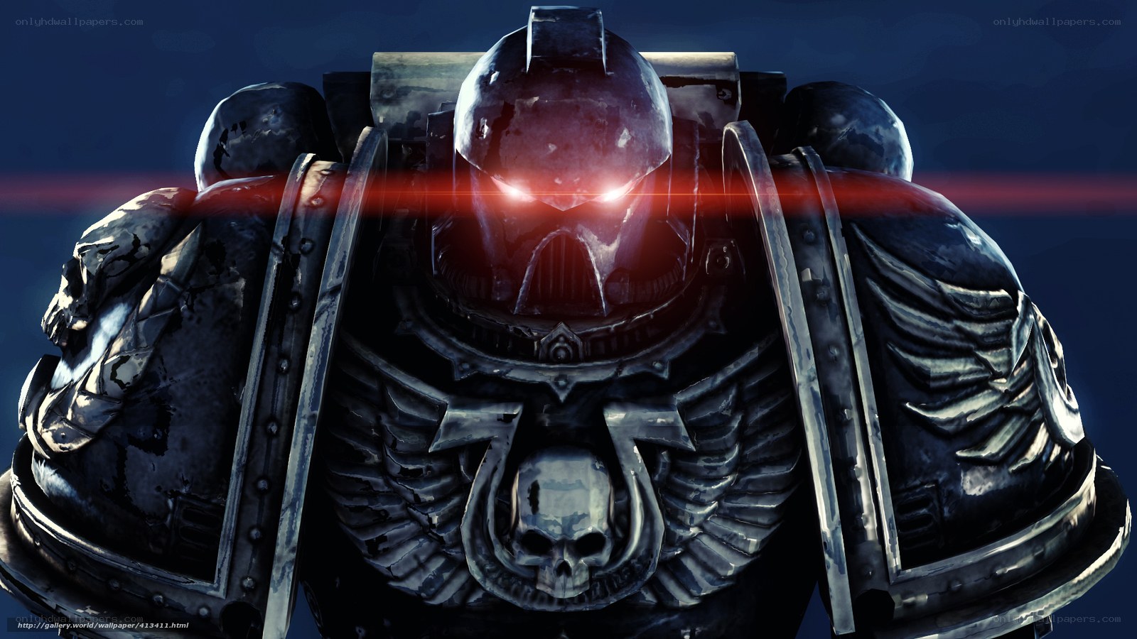 space marine armor close-up