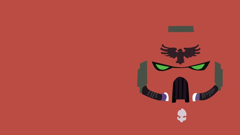Space Marine Helmet — Red