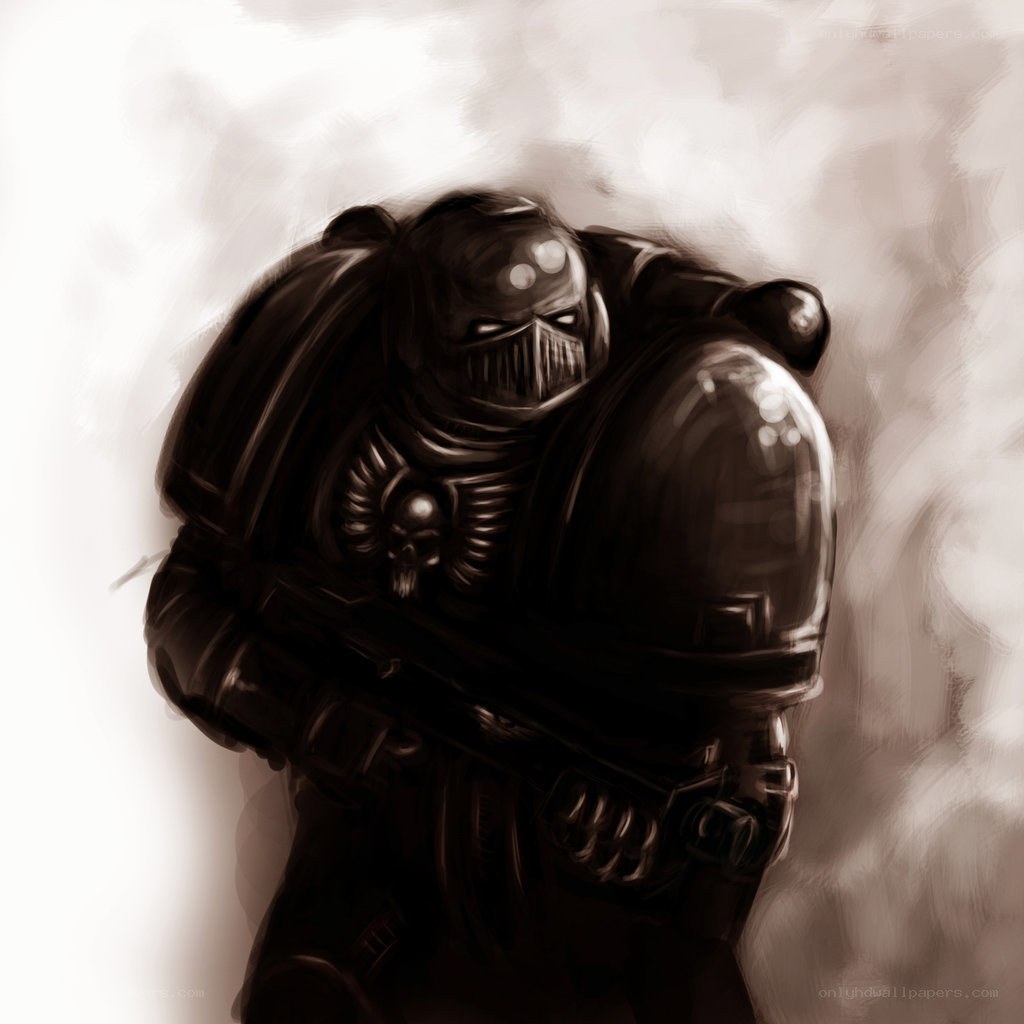 space marine in armor
