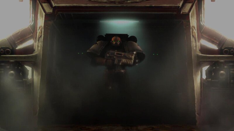 Space Marine in Armor — Black
