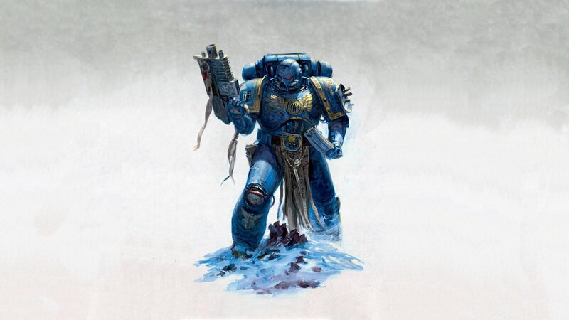Space Marine in Snow