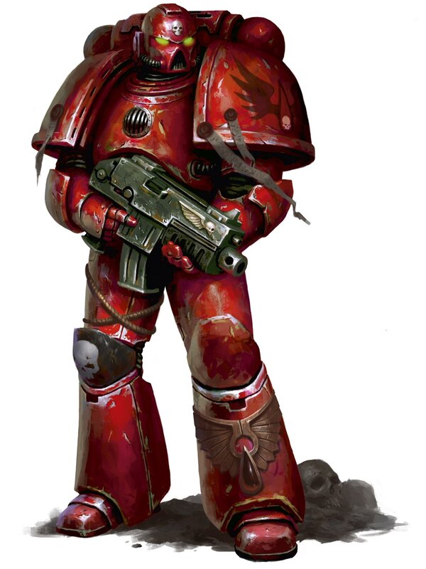 Space Marine Soldier — Red