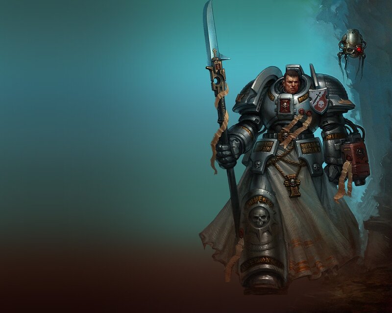 Space Marine Warrior — Gray